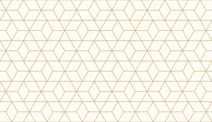 Achtergrondpatroon naadloze geometrische abstracte gouden luxe kleur vector.