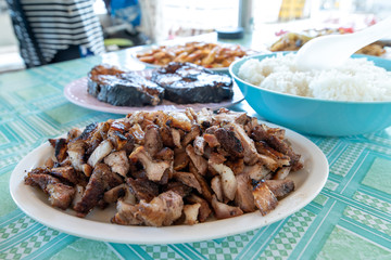 Popular Filipino food - Grilled Fork