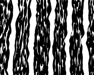 Brush grunge pattern. White and black vector.