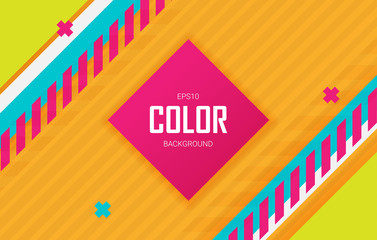 Fototapeta premium Abstract art background with geometric elements
