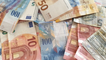 Billets de banque en vrac