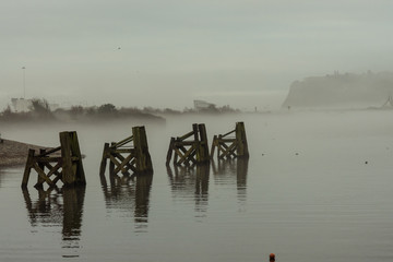 Moody Cardiff bay