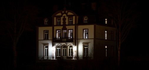 Clervaux at night