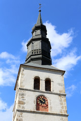 Eglise Saint-Gervais-et-Protais. Saint-Gervais-les-Bains. Alpes Françaises. / Saint-Gervais-et-Protais Church. Saint-Gervais-les-Bains. French Alps.