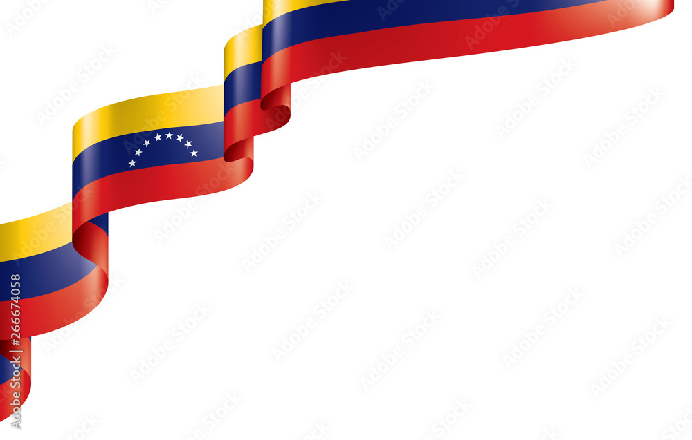 Wall mural Venezuela flag, vector illustration on a white background