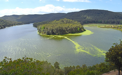 Pantano de Foix en provincia de Barcelona