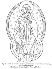 Christian illustration. Old image