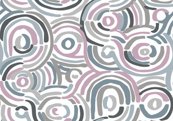Abstract geometric pattern with wavy lines. Doodle backgrounded. stripes design. Seamless vector background. 