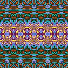 Abstrakt fraktal symmetrisch Muster 