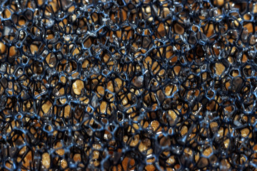 porous material photographed with a macro lens