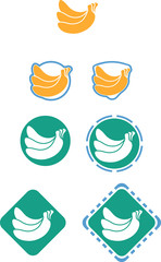 Banana Emblem Set Item