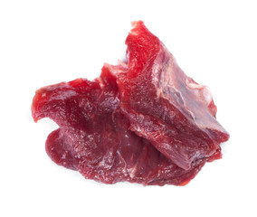 Piece of raw beef meat