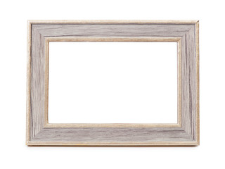 Empty picture frame isolated