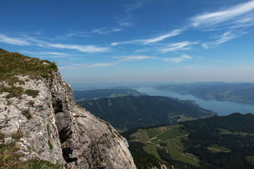 Fototapeta na wymiar Beautiful mountain scenery in the Austrian Alps