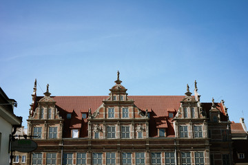 Obraz premium architecture of the old town of polish gdansk