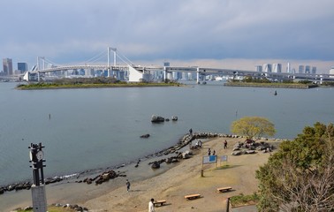Small beach in Odaiba