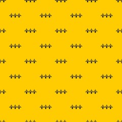 Bridge pattern seamless vector repeat geometric yellow for any design
