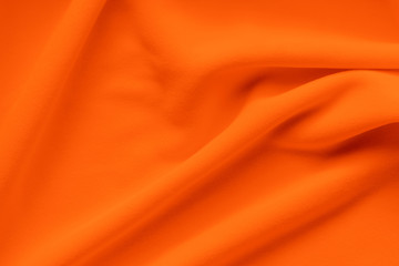 Background texture of orange fleece