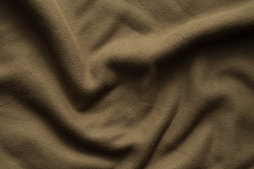 Background texture of of brown fleece