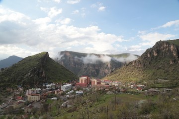 Mountain village in Hakkari plateau .turkey