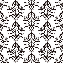 Ornamental seamless pattern in the style of Baroque..