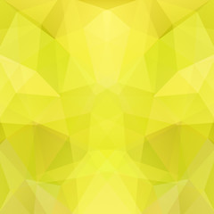 Fototapeta premium Abstract background consisting of green, yellow triangles. Geometric design for business presentations or web template banner flyer. Vector illustration