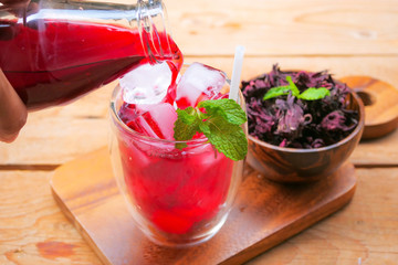 roselle juice (healthy drink) 