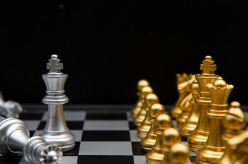 Chess for business concept, leader and success. - 266691474