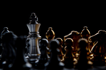 Chess for business concept, leader and success. - 266691488