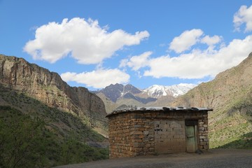Mountain village in Hakkari plateau .turkey