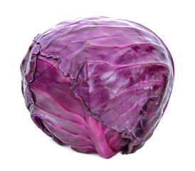 Fototapeta premium red cabbage isolated on white