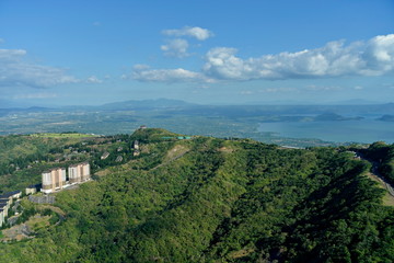 Obraz premium skyline view around Tagaytay city Hightland at the day, Philippines