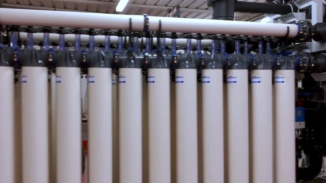 Water pipe in a sewage treatment plant, industrial purification treatment system