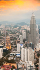 Fototapeta premium Modern skyline of Kuala Lumpur