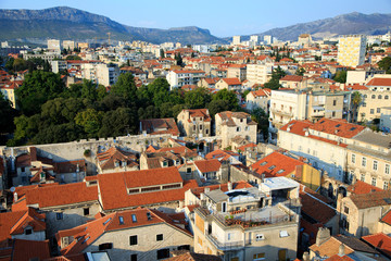 Fototapeta na wymiar Travel in Croatia. Dalmatian region. Split