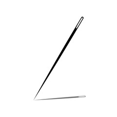 Needle vector modern icon or design element