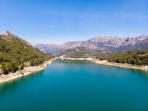 A reservoir in Guadalest valley, Spain © MiniMoon Photo
