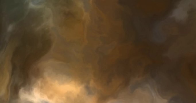 Seamlessly loopable 4k video of soft and fluffy clouds in a nebula in space, slowly moving, forming and dissolving, 4k, 3840, 24fps