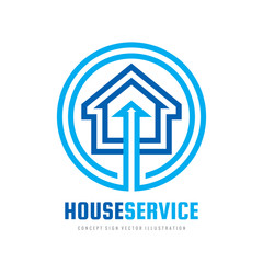 Smart house logo design template. Build vector sign. Home digital electronic technology icon. Real estate business investment. 