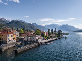 Holidays on lake of Como, typical village