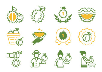 premium quality durain icon design