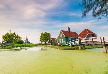 Typically Traditional Dutch House Windmill