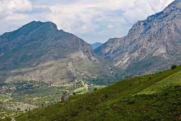 Fototapeta na wymiar Berglandschaft - Kreta