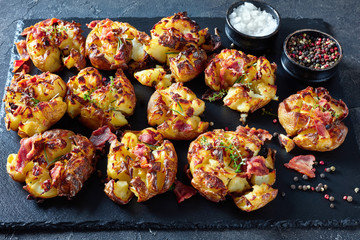 close-up of Crash Hot  spicy new Potatoes