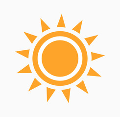 Sun abstract icon.