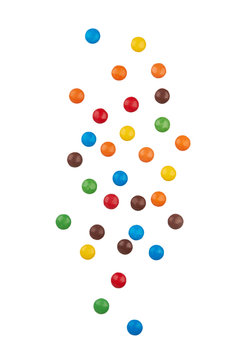 candies on white