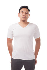 White Shirt Design Template