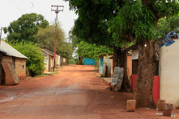 Little rural town on the banks of the Orinoco river, Apure, Venezuela
