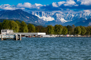 Schiffsanlegestelle Und Strandbad Klagenfurt Mit