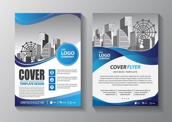 Brochure design, cover modern layout, annual report, poster, flyer in A4 with colorful triangles, geometric shapes for tech, science, market with light background